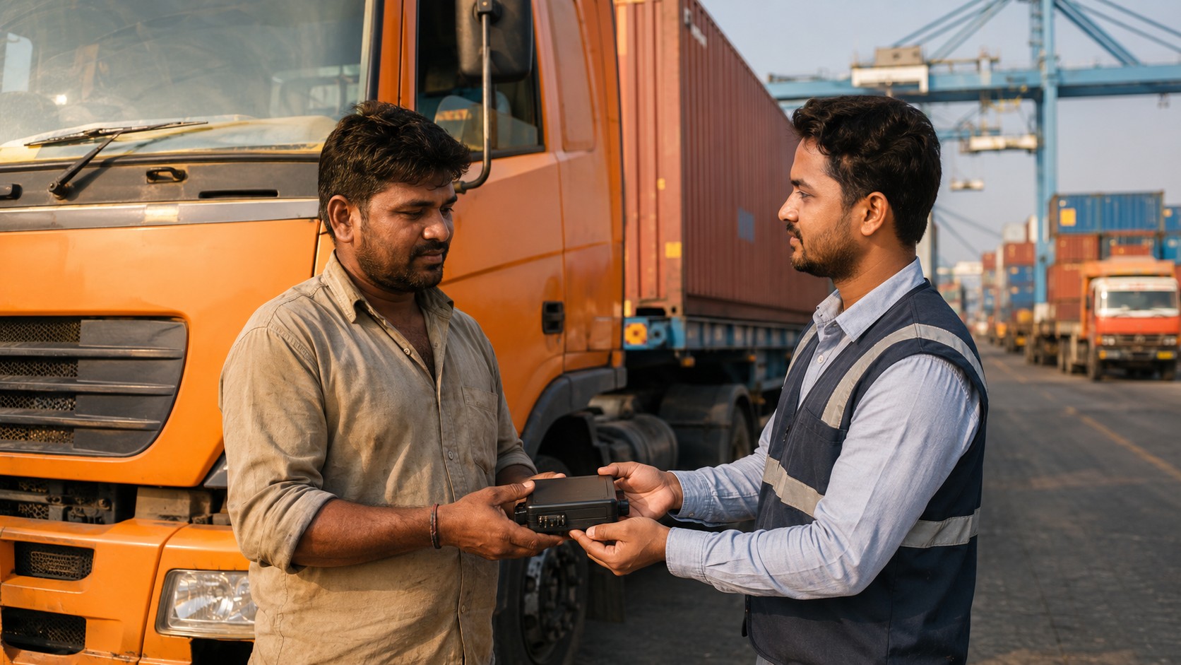 Gujarat gps tracker dealer port ais 140 installation