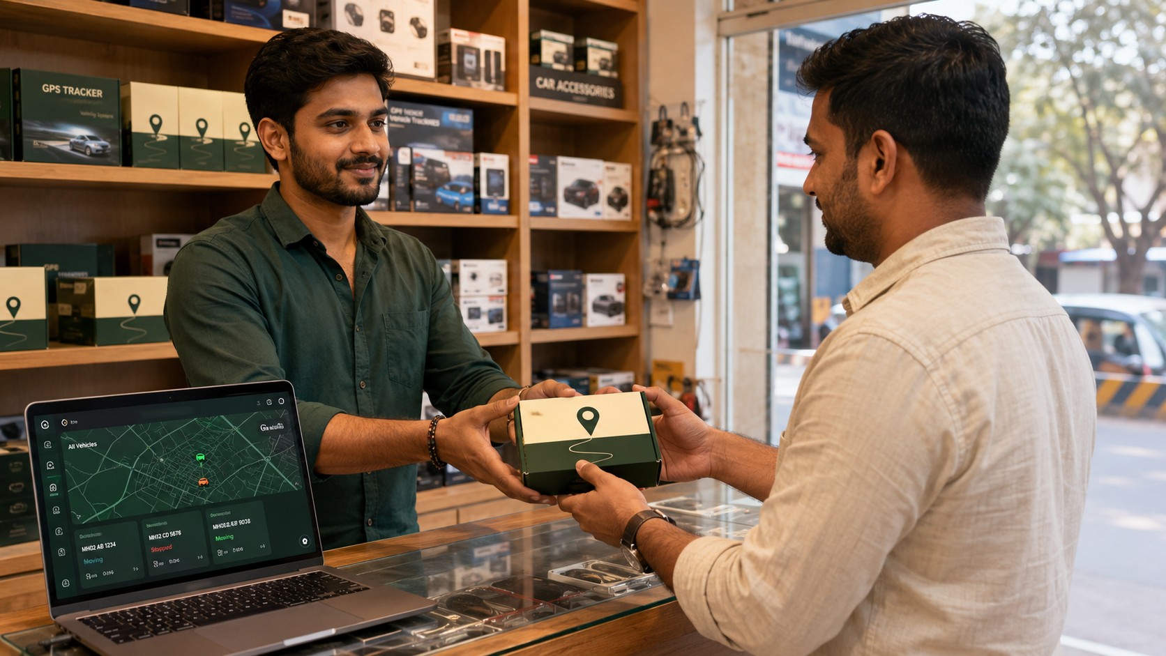 GPS tracker dealer selling to customer for Navionyx GPS tracker dealership in India