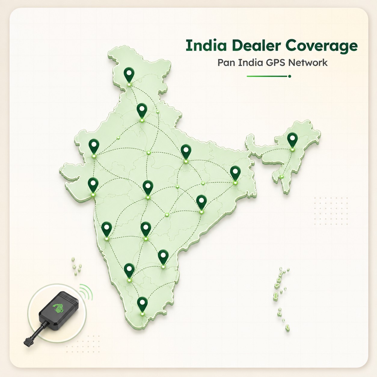 Navionyx India dealer coverage map