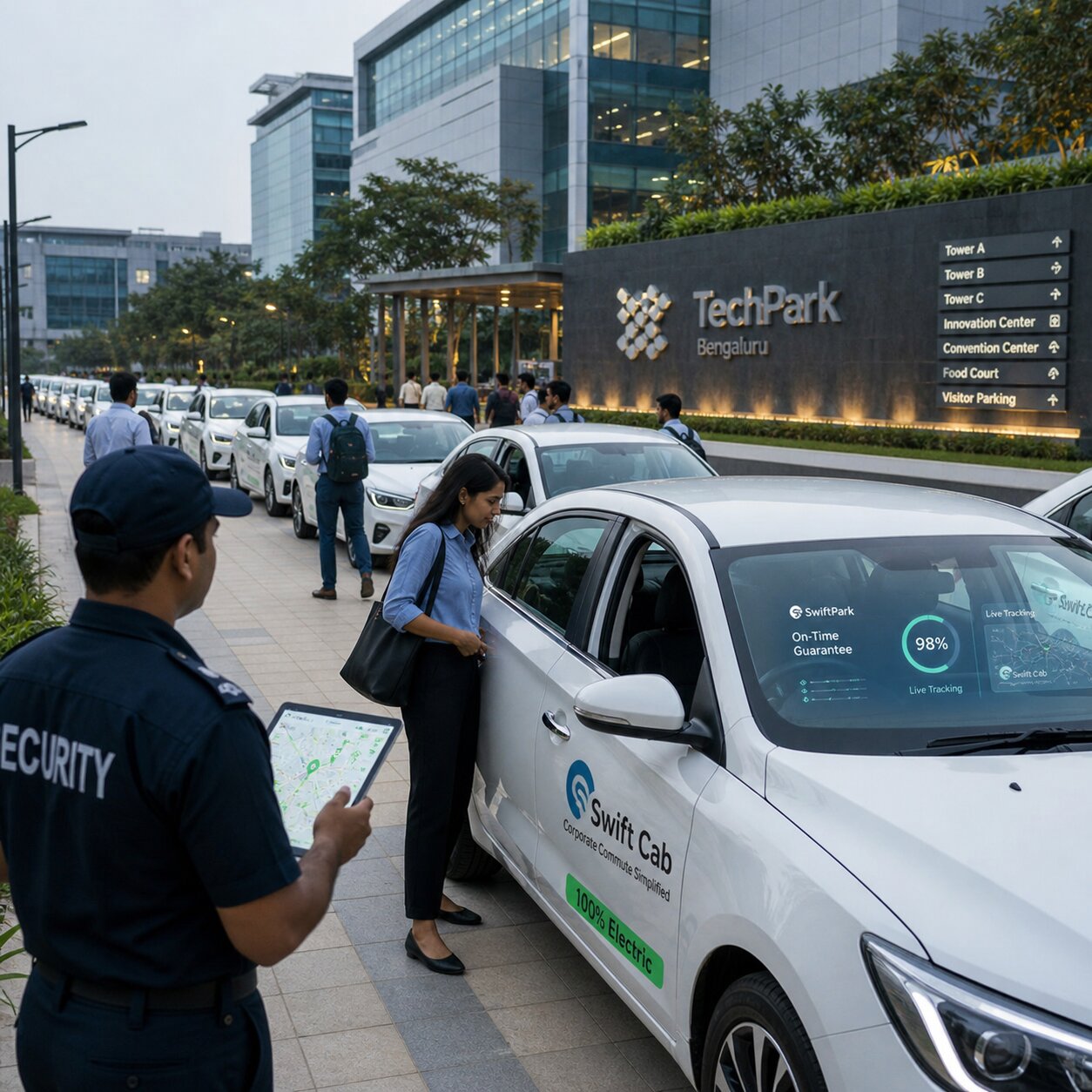Corporate Employee Transport Fleet