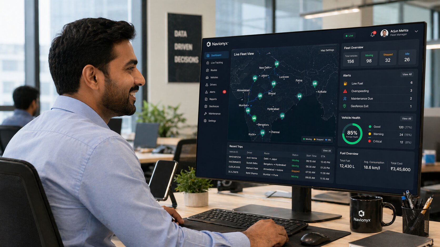 Navionyx User Dashboard Admin