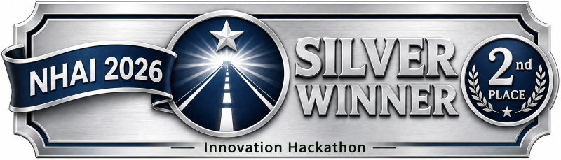 NHAI Hackathon 6 winner logo
