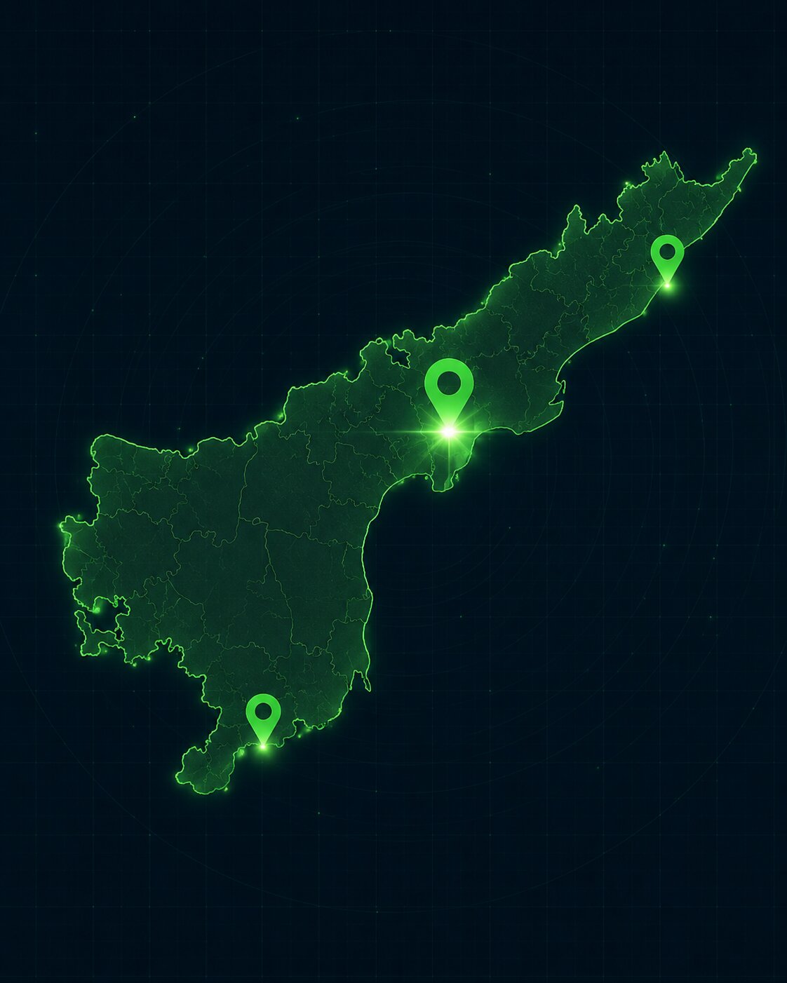 Andhra Pradesh VLTD installation coverage map