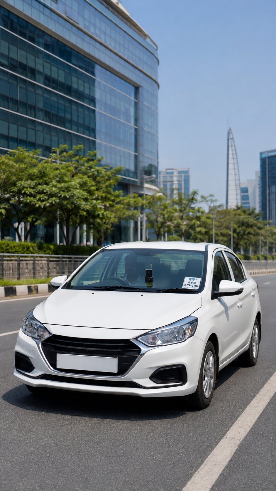 AIS-140 VLTD installation visual for HITEC City cab operators — IT Corridor and Gachibowli