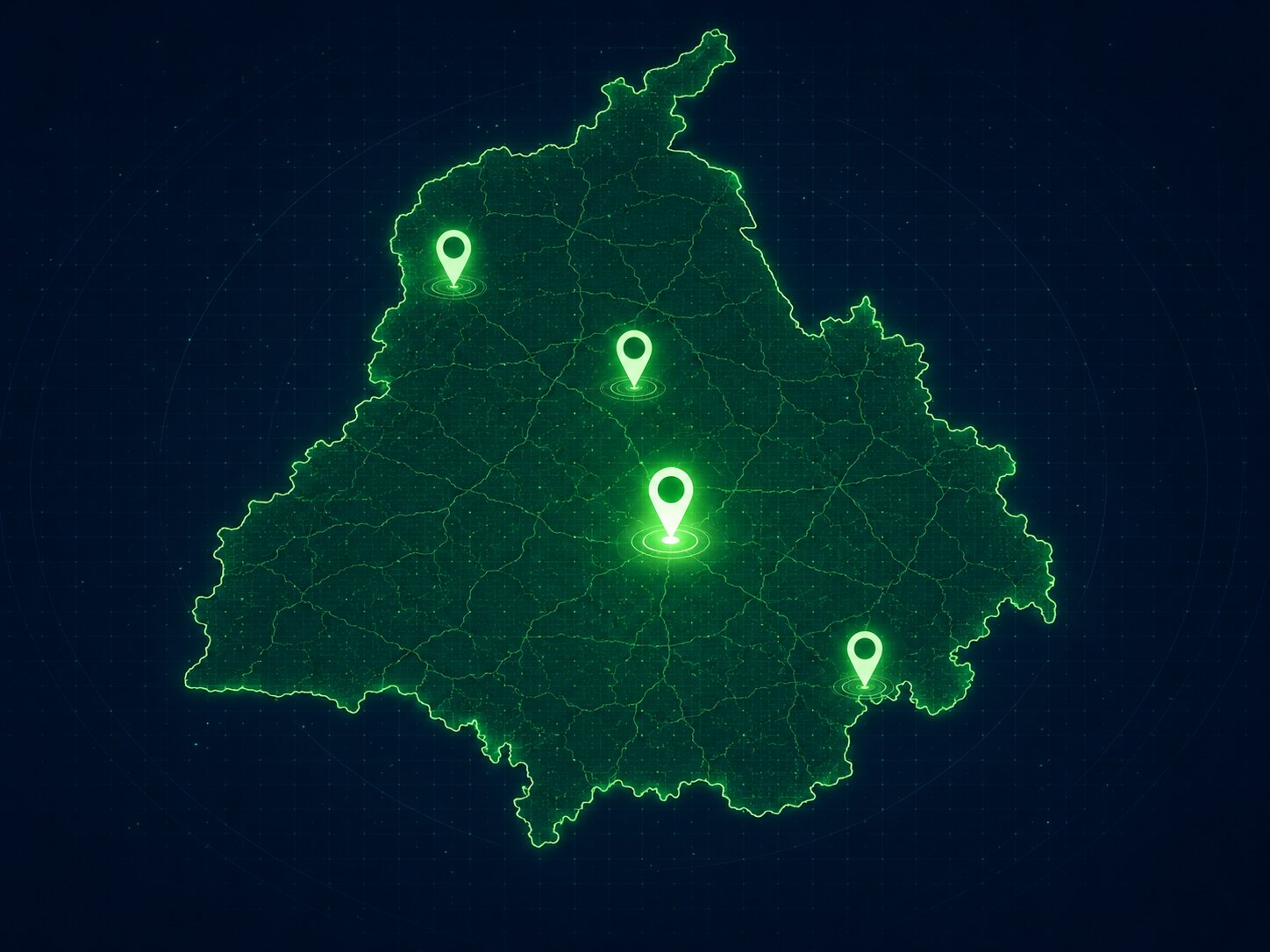 Punjab VLTD installation coverage map