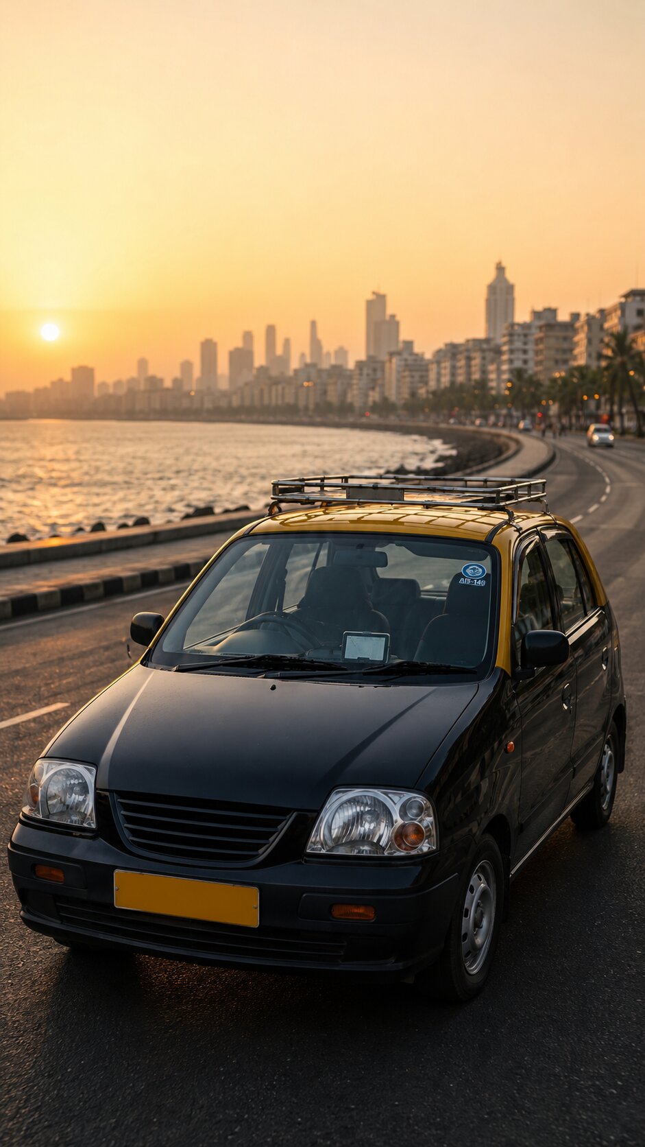 AIS-140 VLTD installation visual for Mumbai taxis and commercial vehicles