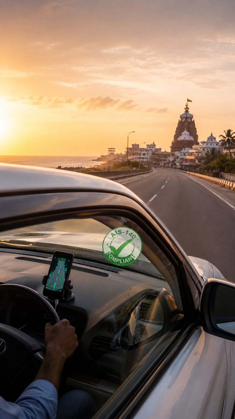 VLTD devices and AIS-140 tracking setup for Odisha commercial vehicles