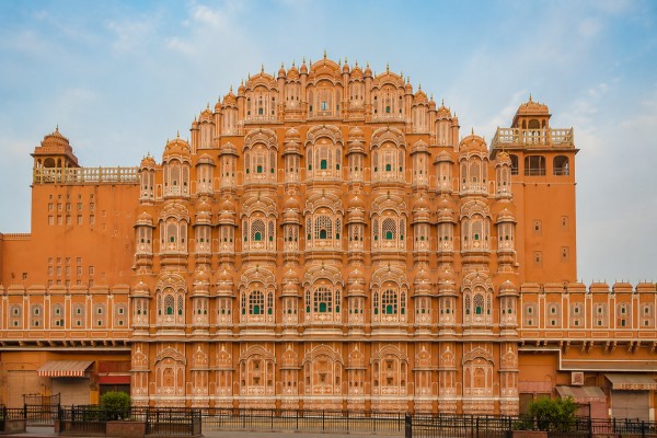 Rajasthan VLTD installation coverage card highlighting Hawa Mahal.