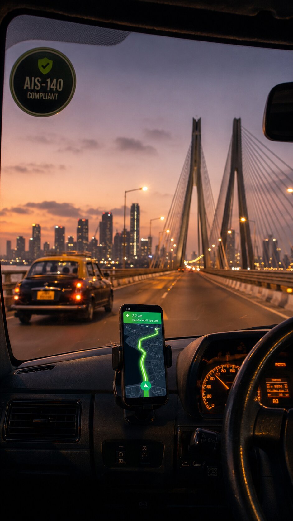 VLTD device and tracking setup for Maharashtra commercial vehicles