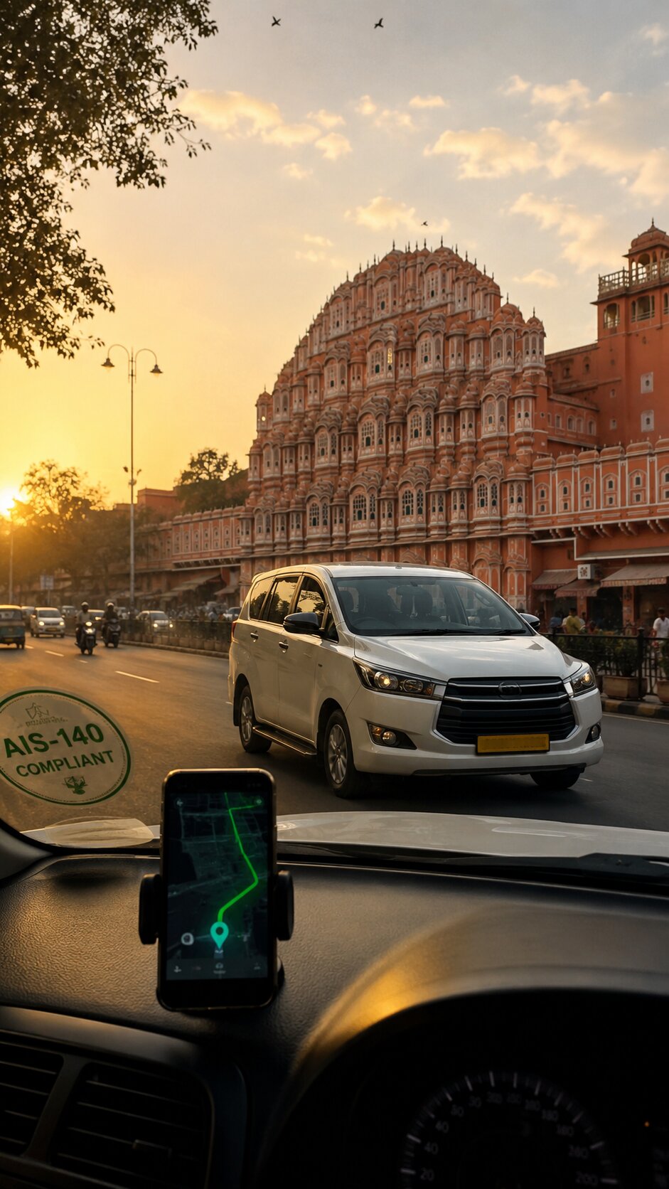 VLTD device and tracking setup for Rajasthan commercial vehicles