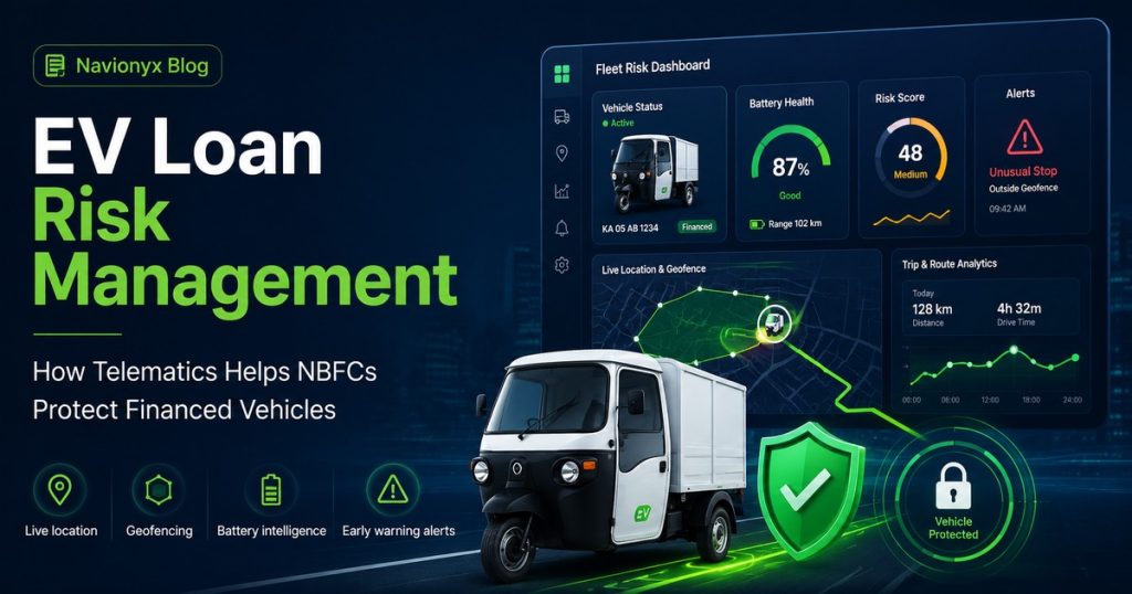 EV Loan Risk Management: How Telematics Helps NBFCs Protect Financed Vehicles
