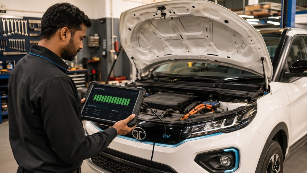 EV Battery Diagnostics Inspection