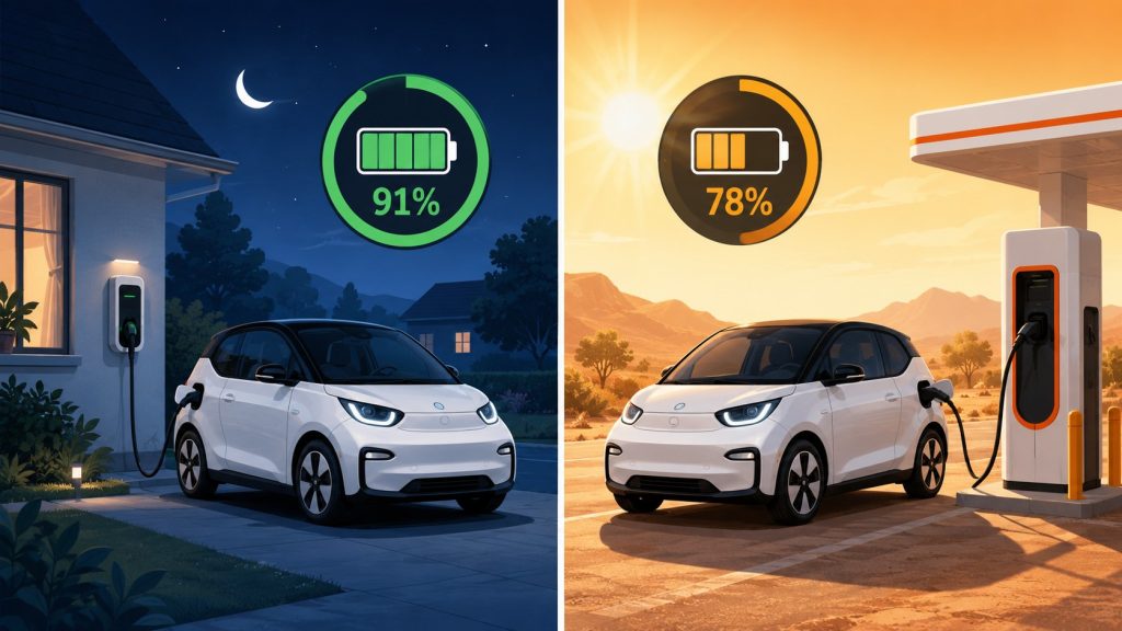 EV Home Charging vs Fast Charging Battery Health