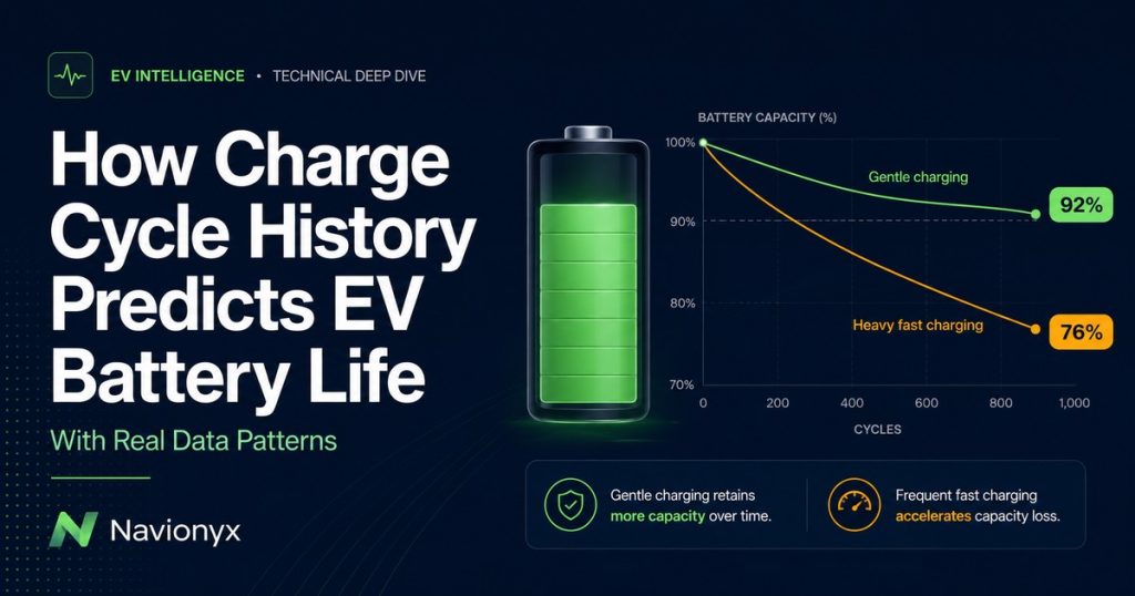 How Charge Cycle History Predicts EV Battery Life