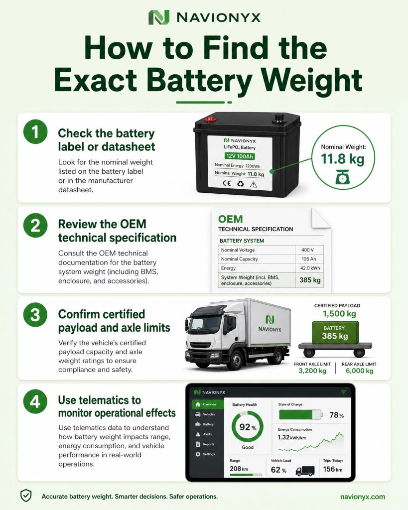 How to Find the Exact Battery Weight: 4-Step Guide