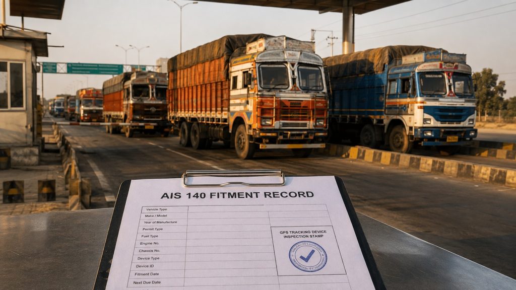 National Permit Trucks with AIS 140 Fitment Record