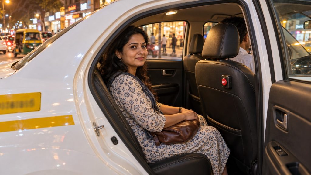Taxi Passenger Safety with SOS Panic Button