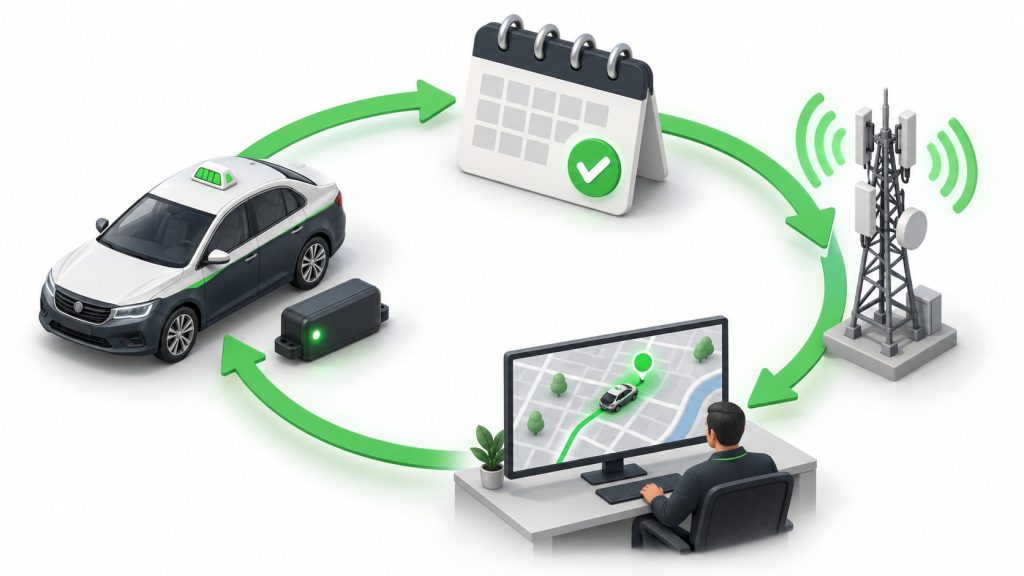 VLTD Renewal Cycle and Taxi Tracking Connectivity